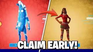 How to get KRISABELLE amp POLAR PEELY EARLY Fortnite Winterfest 2021 [upl. by Keyek]