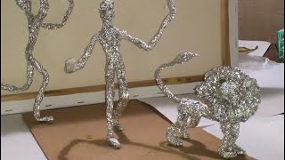 Art At Home Aluminum Foil Sculptures [upl. by Lougheed]