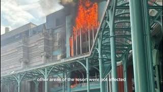 Fire at Genting Highlands theme park sparks evacuations [upl. by Nihi]