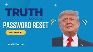 How to Reset Truth Social Password  Step by Step Guide [upl. by Nodnart]