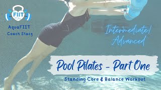 Pool Pilates best Aqua Toning Exercises for your Core amp Abs in your Pool  Part 1 AquaFIIT [upl. by Meeka]