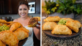 HOW TO MAKE THE BEST FLAKY GROUND BEEF EMPANADAS [upl. by Burris]