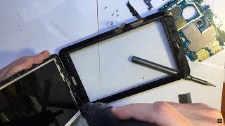 Samsung Galaxy Tab 3 Lite 7quot  Разборка Замена Сенсора и Матрицы  Replacement of the Display [upl. by Annaek]