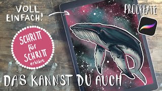 Procreate Tutorial Wal malen deutsch [upl. by Rosamond908]