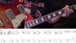 WASP Wild Child Guitar Tab with onscreen performance [upl. by Schlenger]