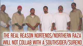 THE TRUTH WHY NORTHERNNORTENO RAPPERS WILL NOT COLLAB ON A TRACK WITH SOUTHSIDE RAPPERS 100 [upl. by Eelram707]