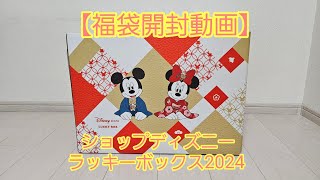 【福袋開封動画】ショップディズニーラッキーバッグ2024 [upl. by Stieglitz]