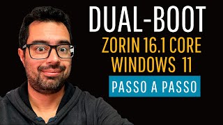 COMO INSTALAR O ZORIN OS 161 CORE AO LADO DO WINDOWS 11  DualBoot [upl. by Ecaroh]