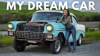 Bought My Dream 1956 Chevy – We Drove It 350 Miles Back Home [upl. by Kemme616]