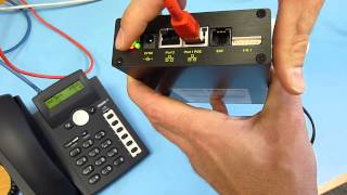 snom PA1 Basic operation with IP call from telephone [upl. by Artim]