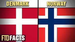 The Differences Between DENMARK and NORWAY [upl. by Eixel]