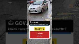 Vehicle untaxed for over 2 years ford [upl. by Otero150]