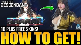 10 FREE SKINS  How To Get  New Update  The First Descendant How To Get Supply Coin [upl. by Frear]