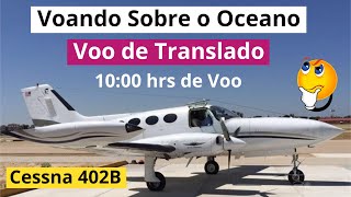 Como fazer um longo voo mesmo sem ter onde abastecer o avião  VOO DE TRANSLADO [upl. by Osborne736]