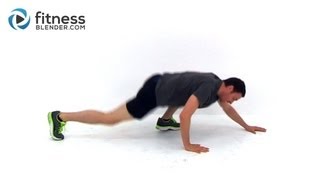 Blenders HIIT Harder Quick amp Intense Bodyweight HIIT Cardio Workout [upl. by Tay]