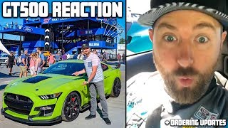 2020 GT500 FIRST DRIVE REACTION FROM VAUGHN GITTIN JR  ORDERING UPDATE [upl. by Ipoillak]