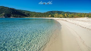 Spiaggia di Cala Pira Castiadas  Sardegna aerialdrone [upl. by Lynea]