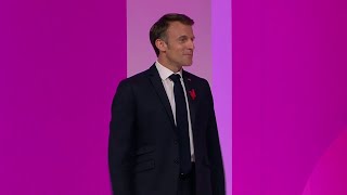 Le discours dEmmanuel Macron sur lintelligence artificielle au salon VivaTech [upl. by Shandee]