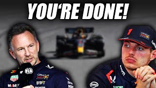 Horner FURIOUS at Verstappen after HEATED radio conversations [upl. by Immas]