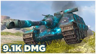 Foch 155 • 91K DMG • 6 KILLS • WoT Blitz [upl. by Coffee]