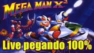 LIVE de Megaman X2 pegando 100  Quero Achievements [upl. by Raymond]