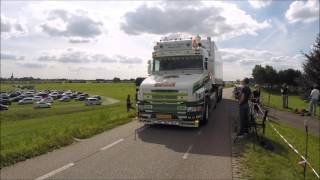 SCANIA V8 VERY LOUD OPEN PIPE PATRICK VD HOEVEN LOUD PIPES SAVE LIVES [upl. by Airbas]