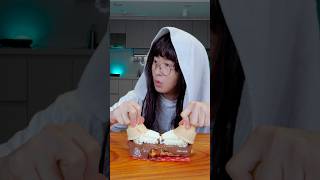 How to make banana nutella croffle [upl. by Kcinimod]