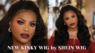 The BEST KINKY Wig for BeginnersShein Wigs [upl. by Fredela963]