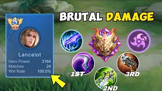 100 WINRATE THIS SEASON  NEW BROKEN LANCELOT BUILD amp EMBLEM FOR AUTO WIN IN 2023🔥 PLS TRY [upl. by Margaretta384]