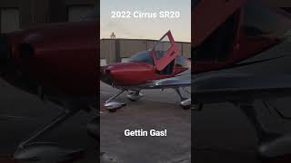 2022 Cirrus SR20 getting gas before takeoff plane cirrussr22 cirrus sr20 [upl. by Eirised130]