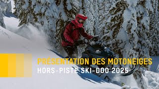 La présentation des motoneiges horspiste SkiDoo 2025 [upl. by Aleit178]