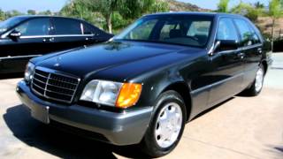 Mercedes Benz W140 S600 S500 600SEL 300SE Excellent 54K orig Miles S 600 500 320 [upl. by Enylcaj]