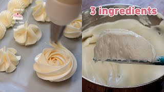 Best Whipped Vanilla Frosting Recipe for Cake Icing [upl. by Rosane]