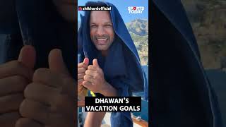 Shikhar Dhawans viral dance in a picturesque vacation spot has gotten the net talking Sports Today [upl. by Claudette]