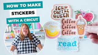 How to Make Stickers with a Cricut stickers cricut [upl. by Aicirt]