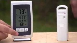 AcuRite Indoor  Outdoor Thermometer 00754 [upl. by Aynat]