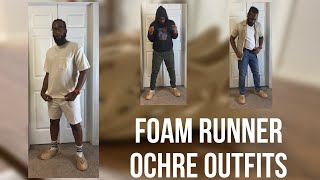 Yeezy Foam Runner Ochre Outfits [upl. by Trygve679]