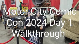 Motor City Comic Con 2024 Friday Day 1 Walkthrough [upl. by Ddal595]