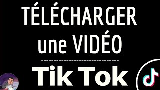 TELECHARGER VIDEO TikTok comment ENREGISTRER ou copier une vidéo TIK TOK sur son TELEPHONE [upl. by Aonian]