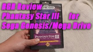 RGR Review Phantasy Star III for Sega GenesisMega Drive [upl. by Hadihsar134]