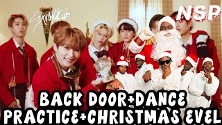 Stray Kids quotBack Doorquot MV Christmas EveL MV Dance Practice   Reaction [upl. by Ytak]