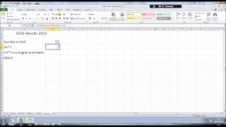 Calculate Whole School Results in Excel [upl. by Duax616]