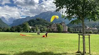 Paragliding in Interlaken Switzerland interlakenswitzerland interlaken paragliding switzerland [upl. by Sparke]