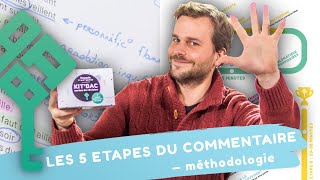 Les 5 étapes du commentaire composé   Bac de français 2025 [upl. by Boy]