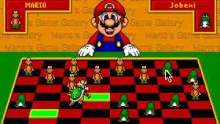 Marios Game Gallery  1995  Checkers [upl. by Levinson549]