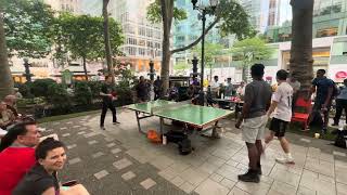 Tony and Tre vs Chris and Nate  bryant park mens doubles tournament [upl. by Irina]