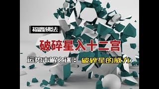 紫微斗数 案例分析 分享 破碎星入十二宫 看损失 损害 损失 缺失 失去 财务耗损 大耗 小耗 耗费 遗憾 [upl. by Trin]