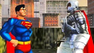 Superman The Man of Steel  Walkthrough Part 19  Mission 19 Standoff At Steelworks Boss Fight [upl. by Annayk]