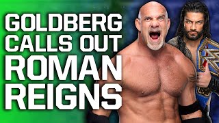 Goldberg Calls Out Roman Reigns For WWE Match  Plans For Sting To Wrestle In AEW [upl. by Corwin]