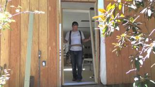 How to Install a Prehung Door steel door exterior doorDIYHowto [upl. by Nalra476]